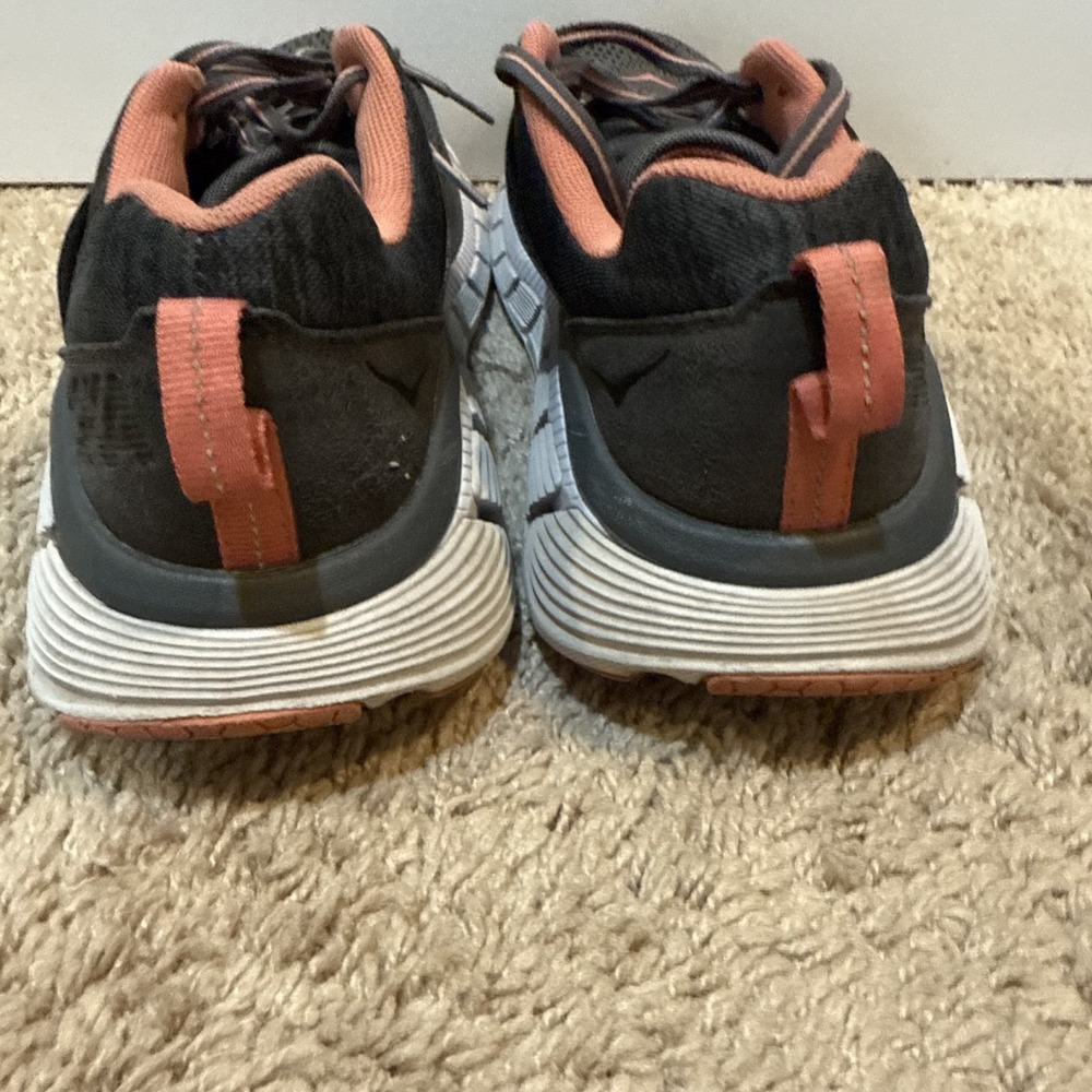 HOKA Women's Black and Pink Running Shoes - Picture 4 of 8